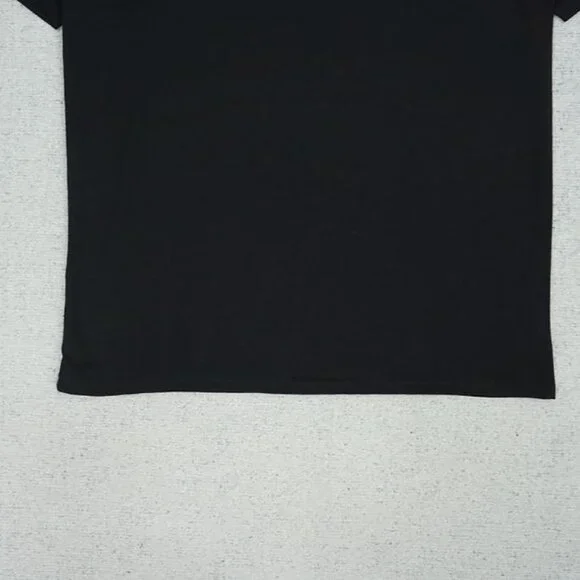 Always Black Vibrant Lettering Short Sleeve T Shirt
